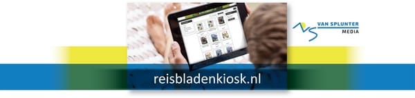 Banner reisbladenkiosk