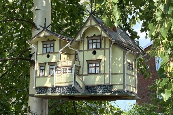 Vogelhuisjes van Savonlinna, Finland (Foto Paul van Bodengraven)