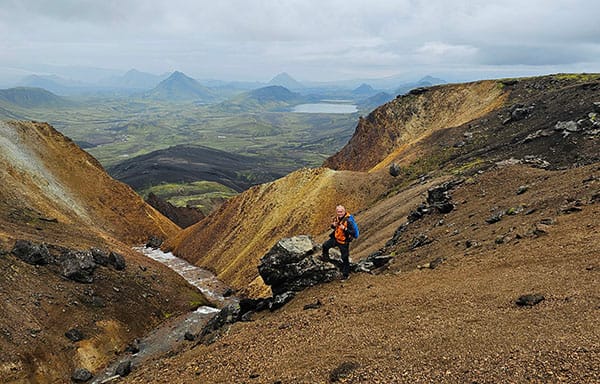 Zweten op de Laugavegur Trail door de IJslandse Hooglanden